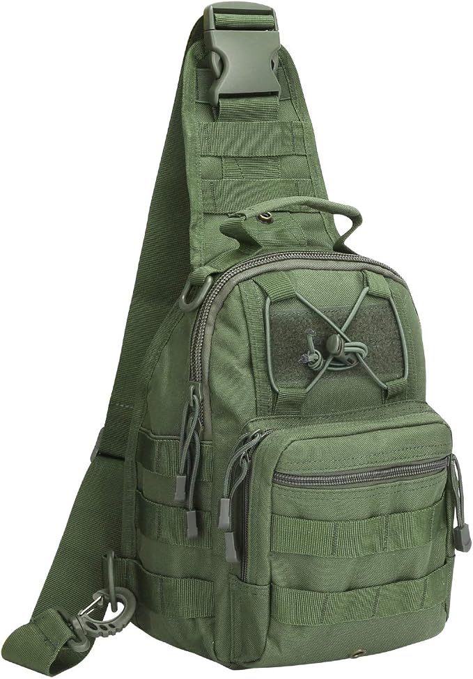 G4Free Outdoor Tactical Sling Bag Backpack, Military Sport Bag Pack Shoulder by G4Free