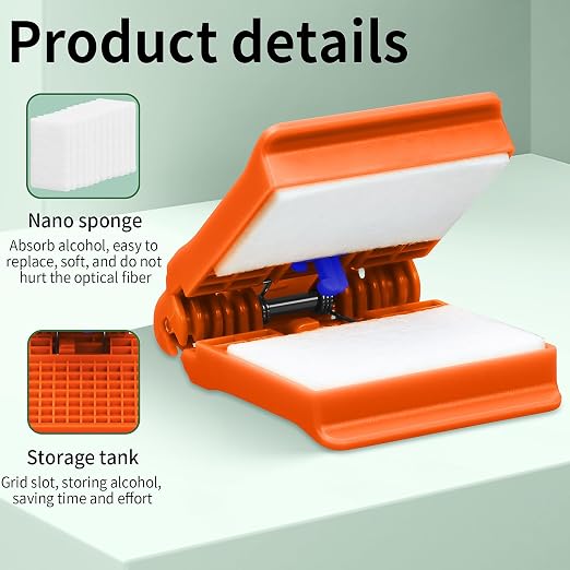 A-07 2PCS Equipped with 20 Replacement cores Fiber Optic Cleaning Wipe - Image 5