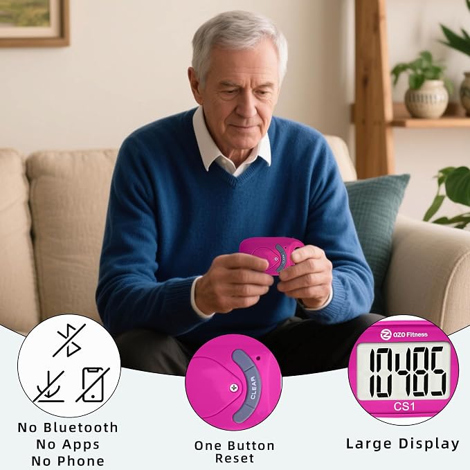 Clip-on 3D Pedometer for Walking Steps Counter - Image 5