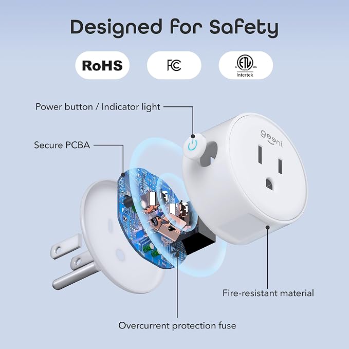Geeni Dot Smart Plug with 2.4GHz WiFi Connectivity – 2-Pack Compact, - Image 5