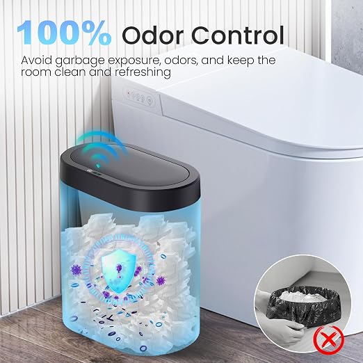jinligogo 3 Pack 5 Gallon Bathroom Trash Can - Image 5