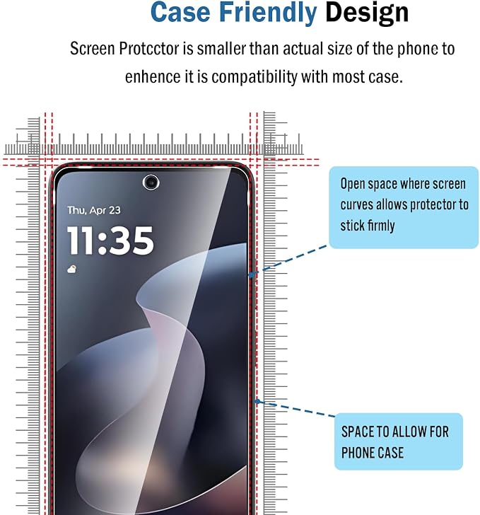 2+2 Pack for Moto G 2026/2025 Screen Protector - Image 3