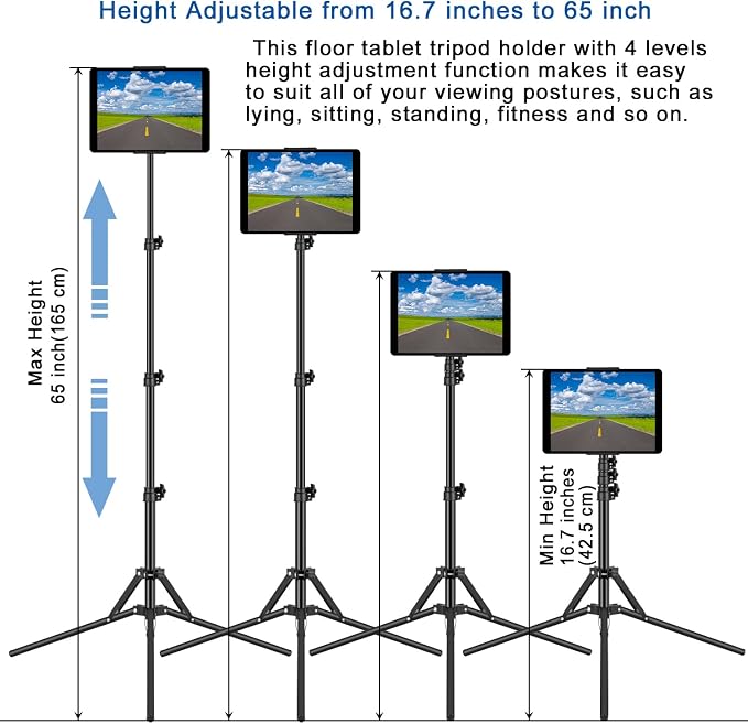 SAMHOUSING Ipad Tripod Stand, - Image 5