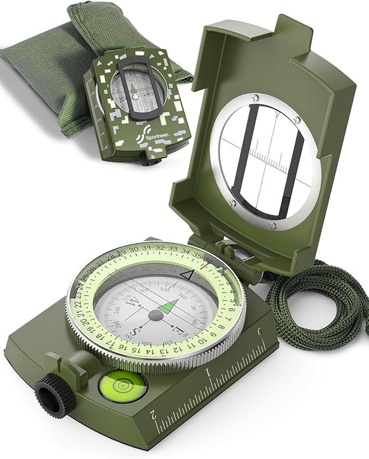 Sportneer Compass: Accurate Durable Lightweight Orienteering Compass by Sportneer