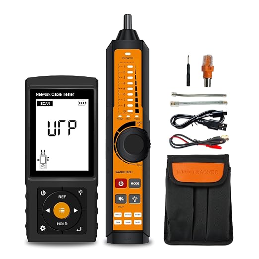 Rechargeable Digital Tone Cable Tester, WANLUTECH Tone Generator by WANLUTECH