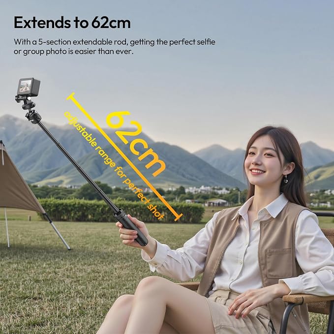 ULANZI MT90 Tripod Stand Vlog Handle Grip - Image 4