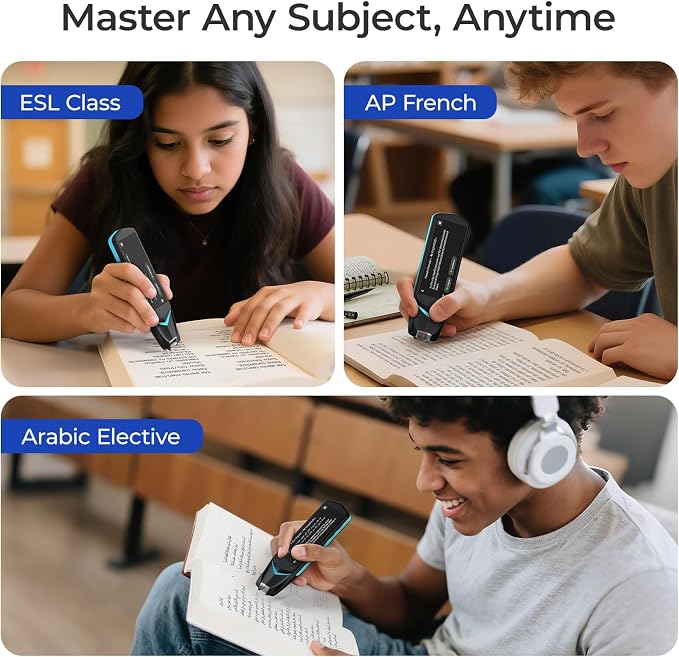 NEWYES AI Pen, Reading Pen for Dyslexia Scan Reader Pen 4 Text to Speech Device - Image 7