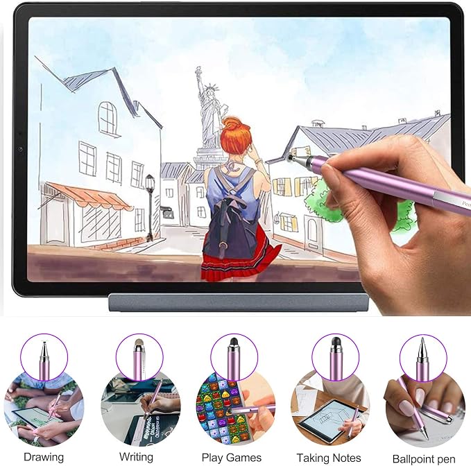 Penyeah 4-in-1 Stylus Pen for Touchscreens, Versatile Capacitive Stylus for - Image 2