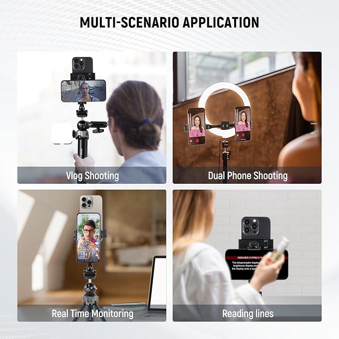 NEEWER Metal Phone Tripod Mount Adapter - Image 2