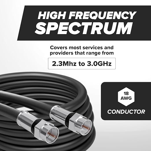 THE CIMPLE CO - RG6 Coaxial Cable 100 FT - RG6 Coax Cable - Image 6
