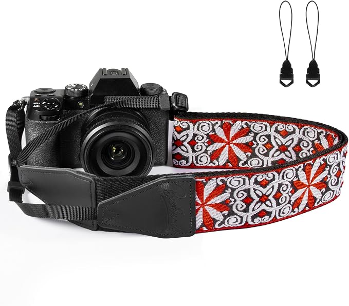 Camera Strap, Jacquard Weave 2" Shoulder Neck Straps by Dulphee