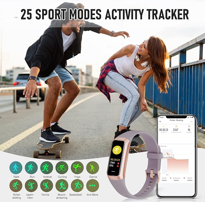 Fitness Tracker with 24/7 Heart Rate, Health Tracker with Step Counter Calories - Image 5