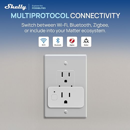 Shelly Smart Plug UL, Matter Outlet - Image 2