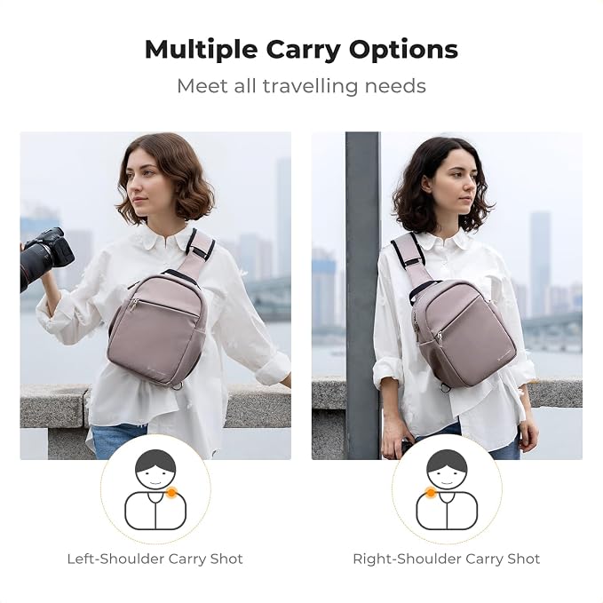 K&F CONCEPT Small Camera Bag for Photographer, Camera Sling Crossbody bag for - Image 6