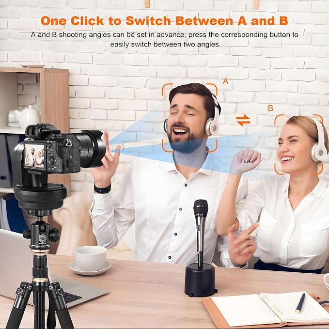 Soonpho M2 Motorized Rotating Panoramic Tripod Head, Remote Control Pan Tilt - Image 2