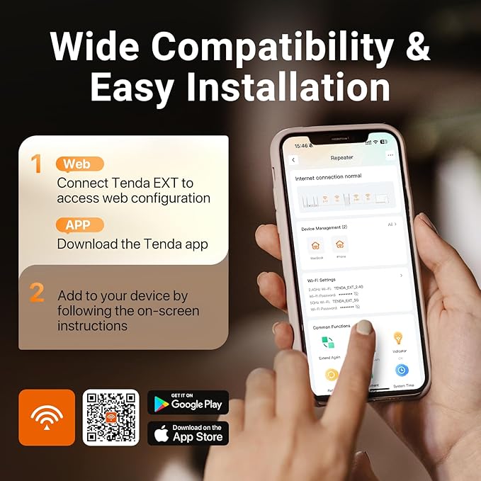 Tenda AX1500 WiFi 6 Range Extender, WiFi Signal Booster - Image 5