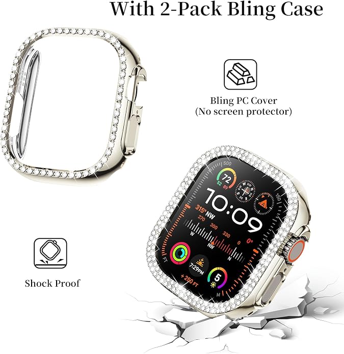 Mosonio Compatible with Apple Watch Band 38mm 40mm 41mm 42mm 44mm 45mm 46mm - Image 4