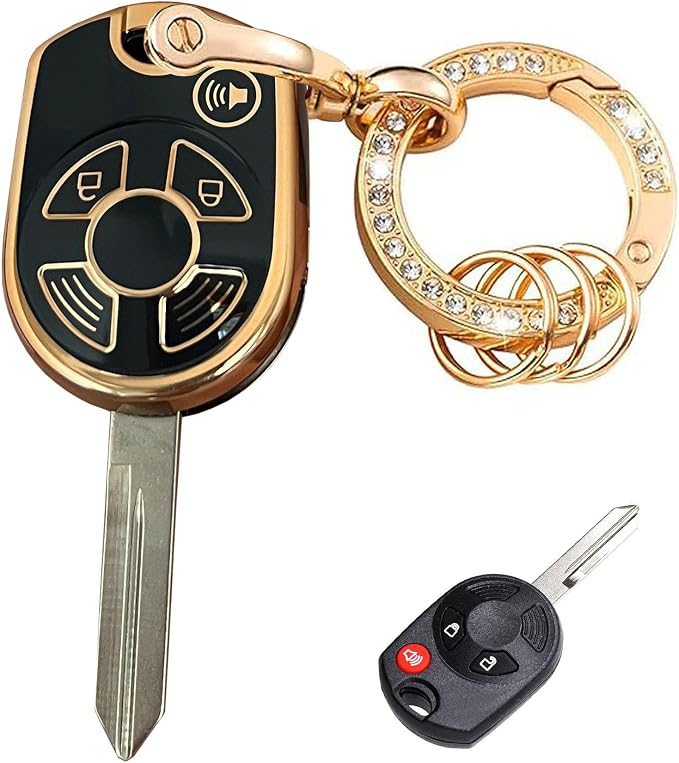 Keyless Entry Systems for Ford Key Fob Cover Fit for Ford Transit Mustang by Rilnaewn