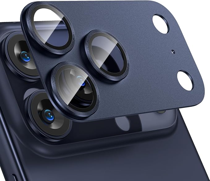 Tensea for iPhone 17 Pro Max Camera Lens Protector, Metal Aluminum Alloy by Tensea