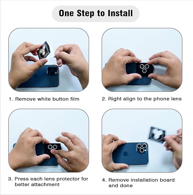 Bling Diamond Individual Camera Lens Protector - Image 4