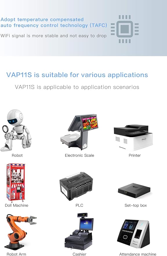 VONETS Industrial 2.4GHz WiFi Bridge Ethernet Wireless Repeater/Mini - Image 5