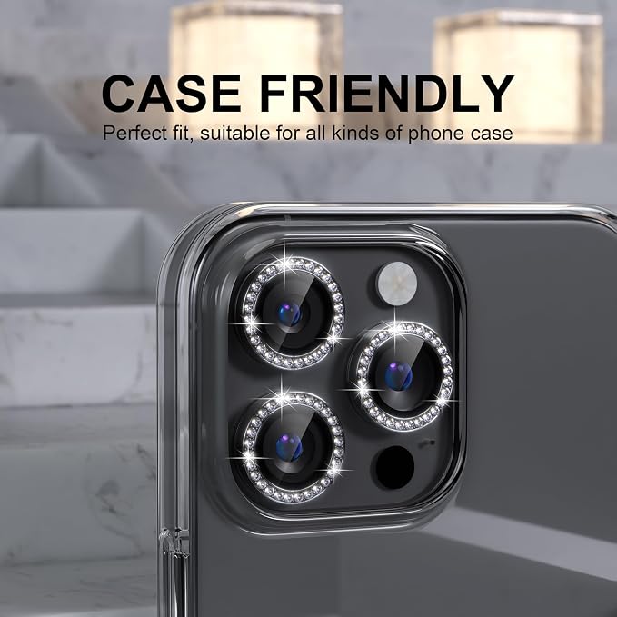 Choiche Compatible for iPhone 16 Pro/iPhone 16 Pro Max Camera Lens Protector - Image 3