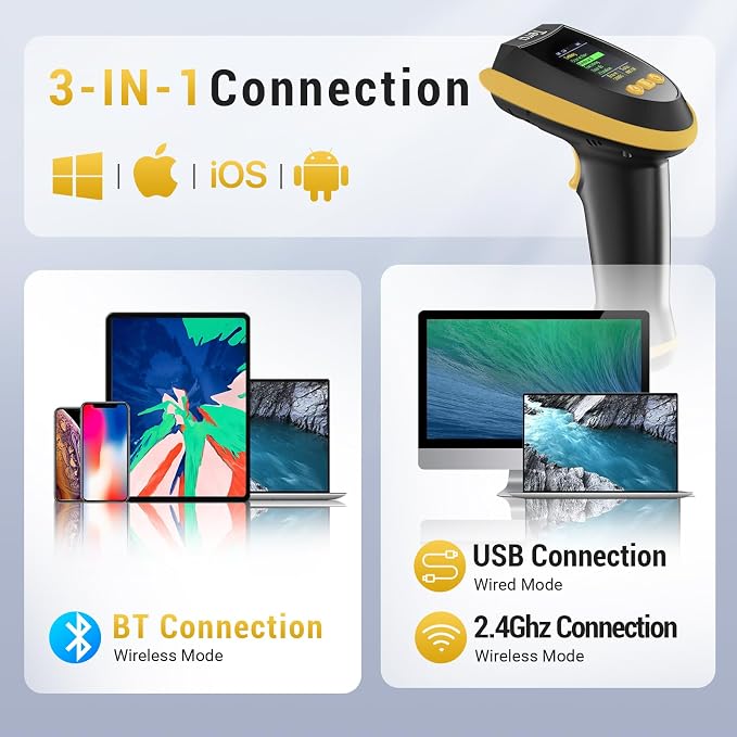 Tera Barcode Scanner Wireless 2D - Image 6