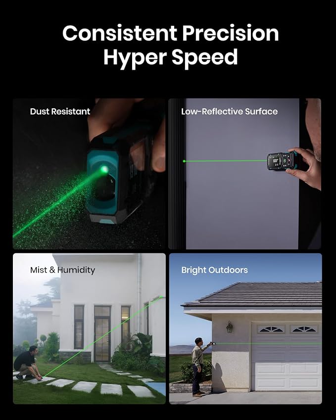 MILESEEY S50 Green Laser Measure Bundle - Image 6