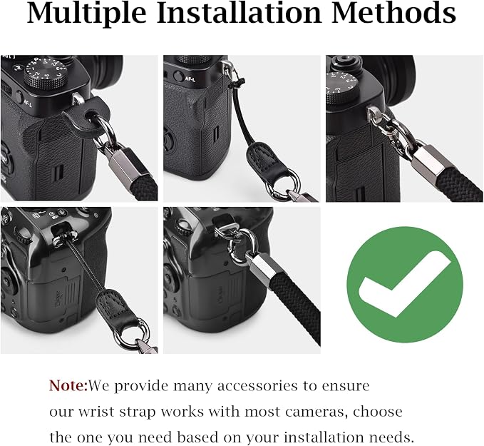 VOVMOEYA Nylon Braided Camera Rope Strap, Camera Neck Shoulder Strap - Image 5