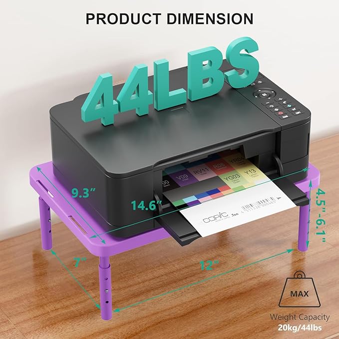 WALI Computer Monitor Stand for Desk, Adjustable Laptop Riser, Desk Monitor - Image 3