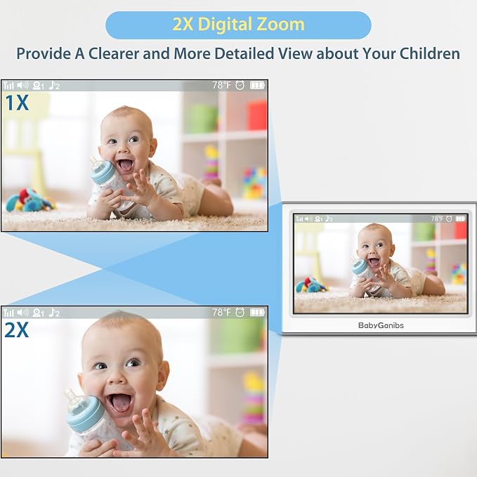 Baby Monitor with 2 Cameras Standby - Image 8
