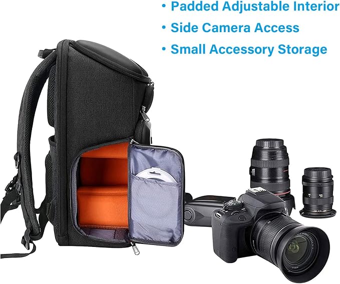 MOSISO Camera Backpack, DSLR/SLR/Mirrorless Photography Waterproof 17.3 inch - Image 4