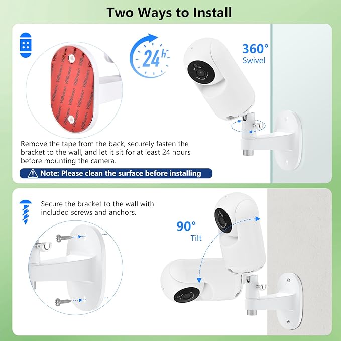 Adhesive Baby Monitor Wall Mount Compatible - Image 4