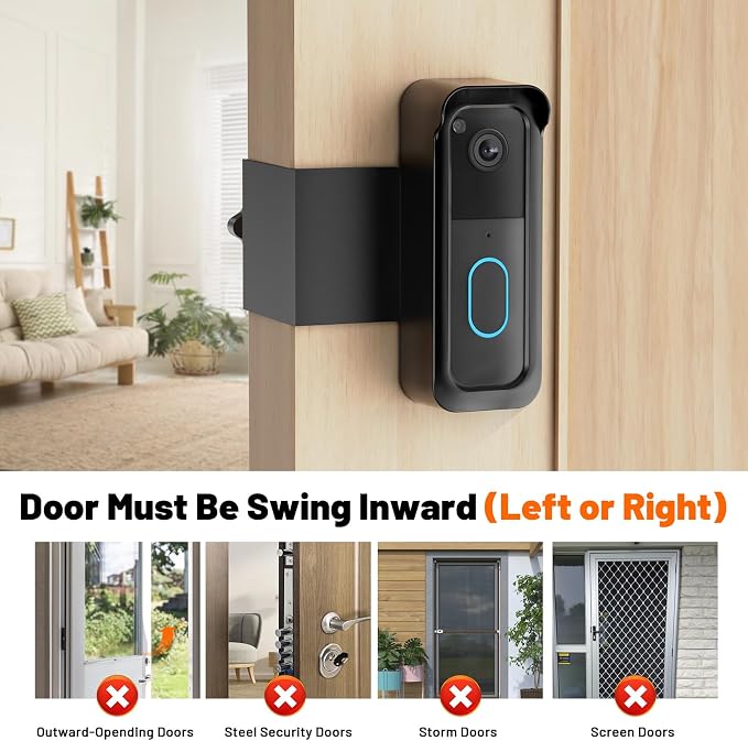 Blink Doorbell Mount, Anti-Theft Doorbell Camera Mount - Image 4