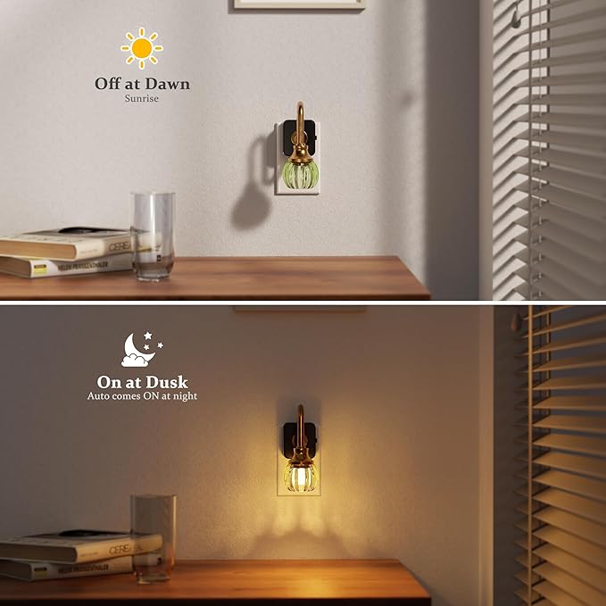 JandCase Night Light, Night Lights Plug into Wall, 0-100 LM Dimmable Nightlights - Image 2