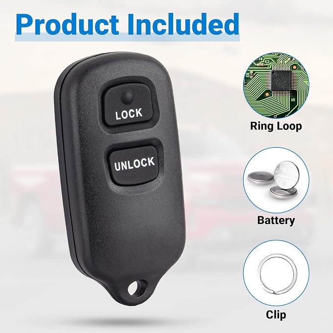Key Fob Replacement Keyless Entry Remote Control Compatible - Image 7