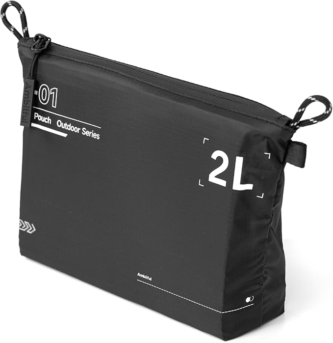 AMBITFUL AP-01 Water-Resistant Organizer Pouch, Ultra-Light Travel Storage Bag by AMBITFUL