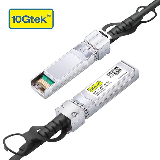 10Gtek SFP+ DAC Twinax Cable, 10G SFP+ to SFP+ Direct Attach Copper Patch - Image 2
