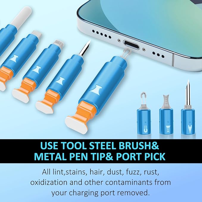 iPhone Cleaning Kit iPhone Cleaner, Phone Charging Port Cleaning, Cell Phone - Image 2