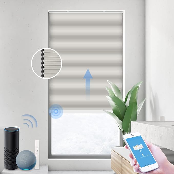 THIRDREALITY ZigBee Smart Blind, Motorized Blackout Window Shades by ThirdReality