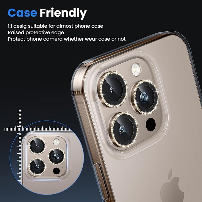 WSKEN for iPhone 16 Pro/iPhone 16 Pro Max Camera Lens Protector - Image 5