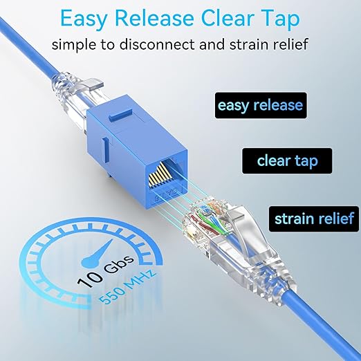 Sokqovt Cat6a Patch Cables Slim 5ft, Flexible Cat6 Ethernet Patch Cable 10G - Image 6