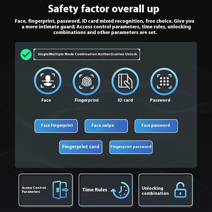 Luocute Face Recognition Attendance Machine, Biometric System - Image 6