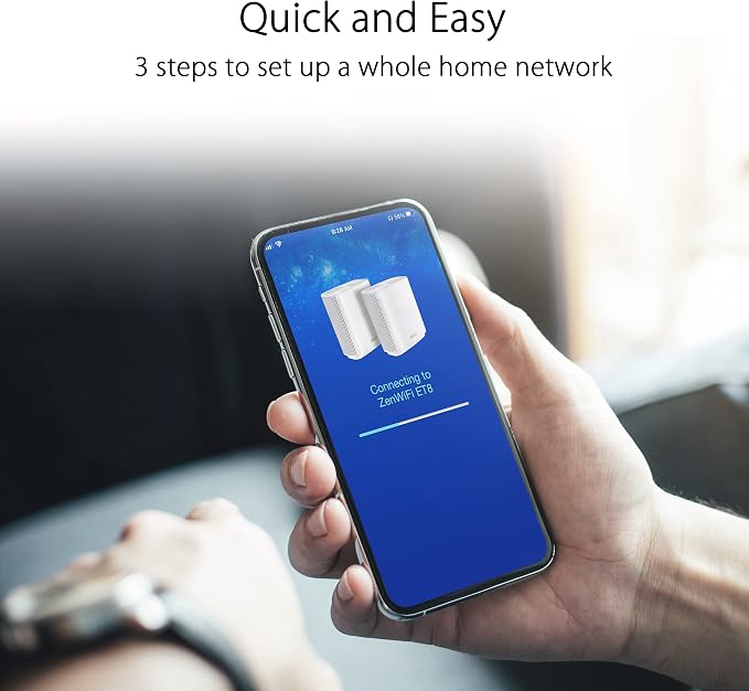 ASUS ZenWiFi Whole-Home Tri-Band Mesh WiFi 6E System, Coverage up to 5 - Image 6