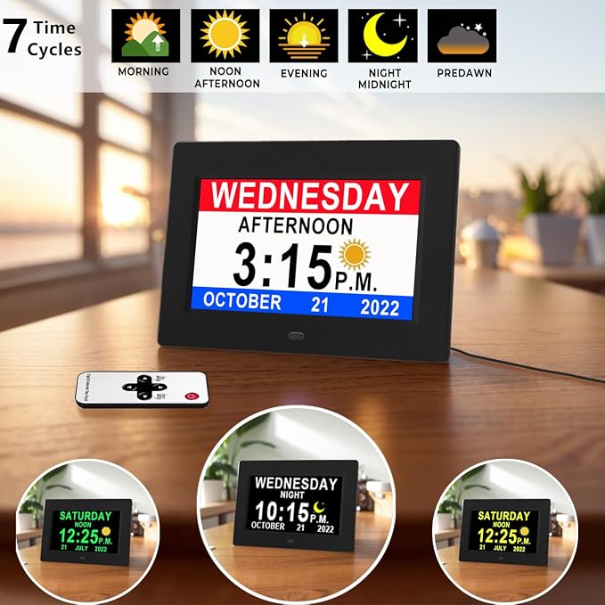 MASSII 27 Alarms Digital Talking Clock - Image 8