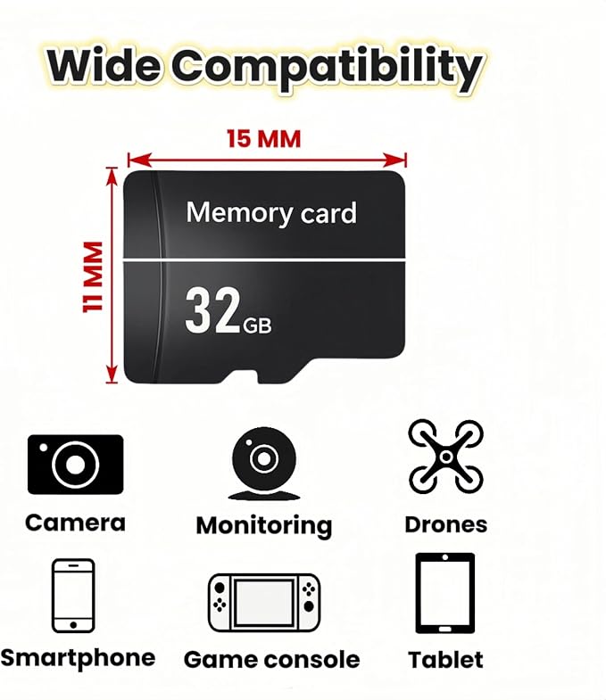 32GB Memory Card 2 Pack, High Speed Data Transfer, - Image 5