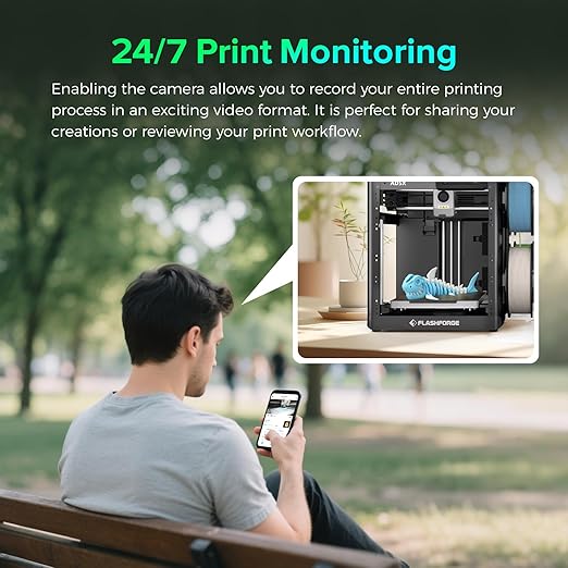FLASHFORGE Camera Kit for Adventurer 5M/Pro/AD5X 3D Printer, Real-time and - Image 4