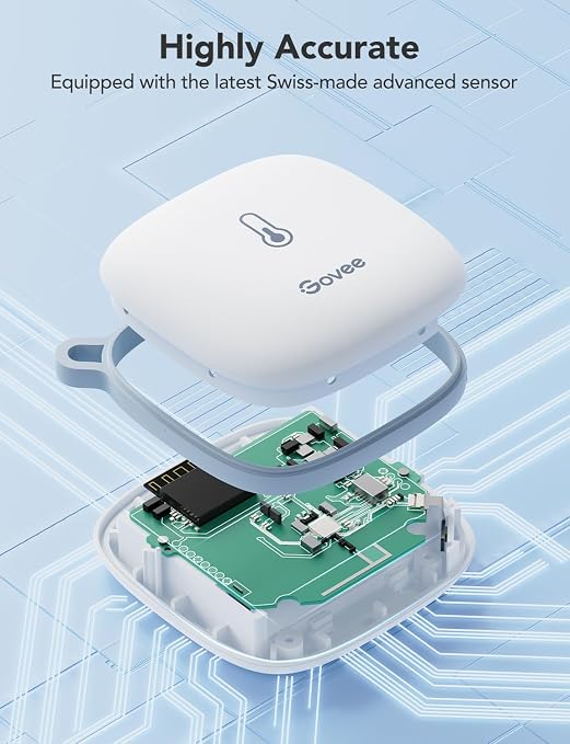 Govee WiFi Temperature Sensor H5179, Smart Hygrometer Thermometer - Image 3
