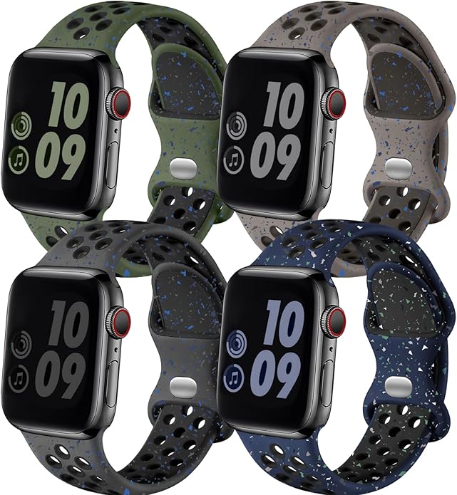 Adorve 4 Pack Sport Bands Compatible by Adorve