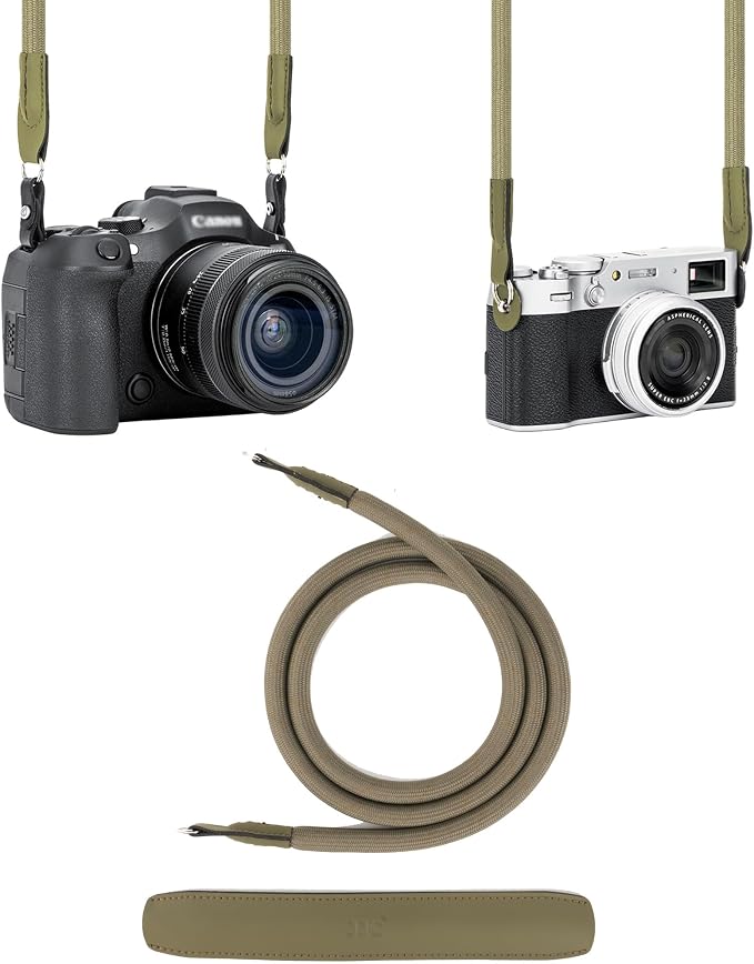 JJC 100cm Braided Rope Camera Strap, Soft Neck Shoulder Strap by JJC